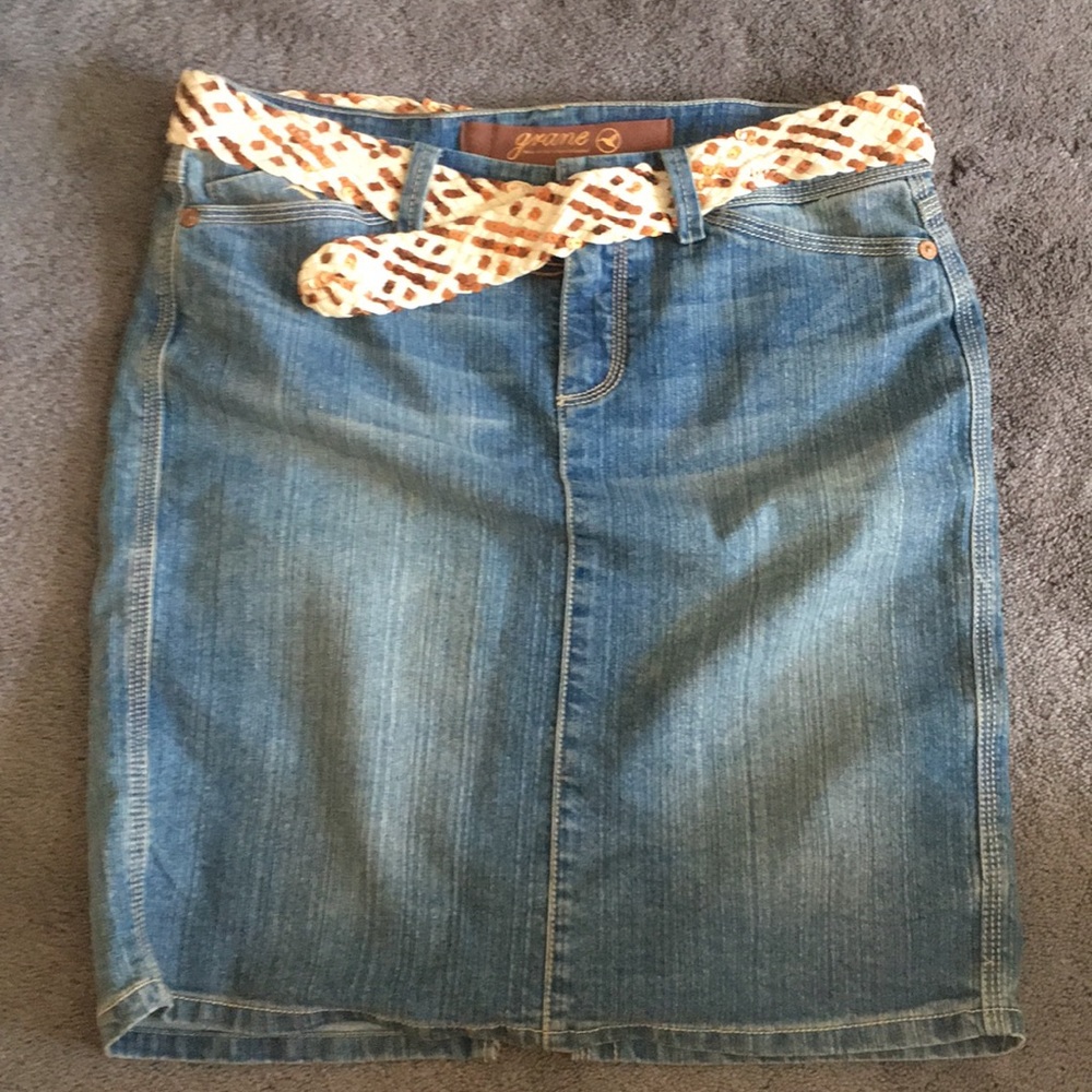 “Grane” Denim skirt